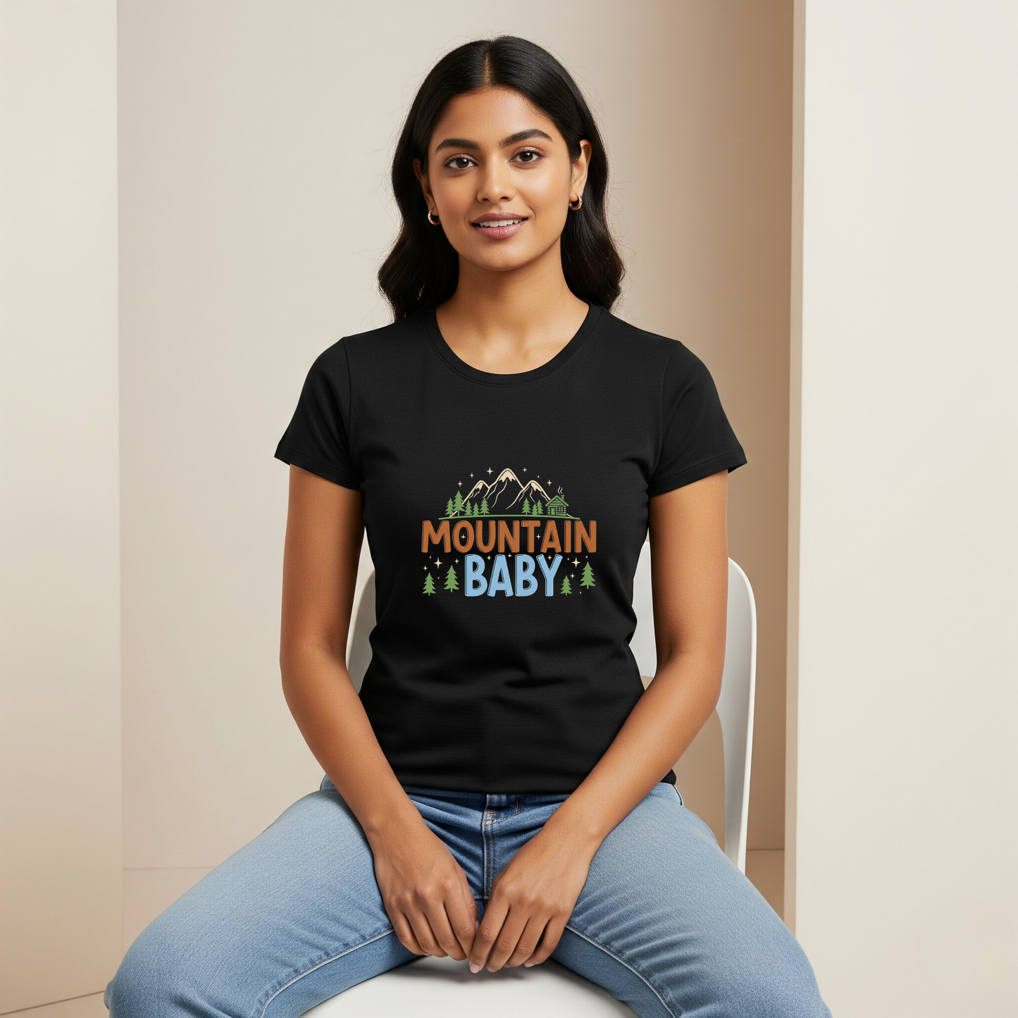 Beach Bum & Mountain Baby T-shirt, The Perfect Tee for Nature Lovers & Free Spirits