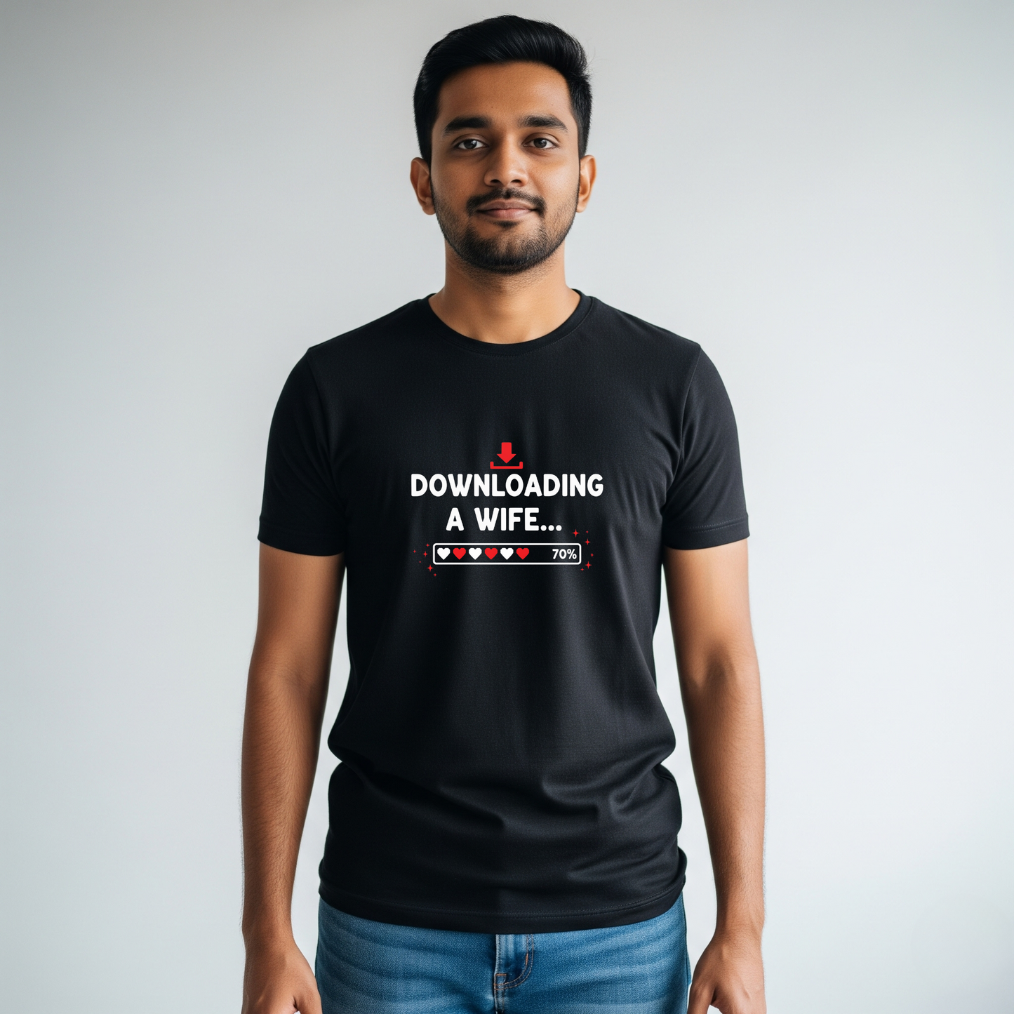 Loading Husband & Downloading Wife T-shirts