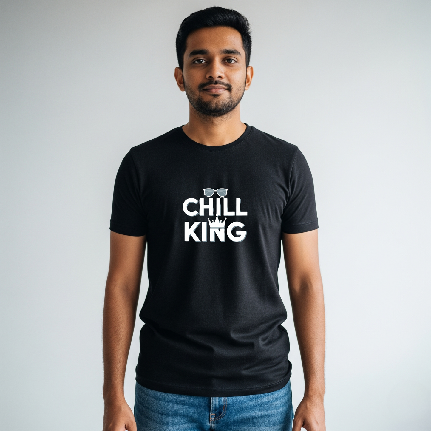 Chill King & Drama Queen T-shirts — Matching Tees for Cool Guys & Sassy Girls