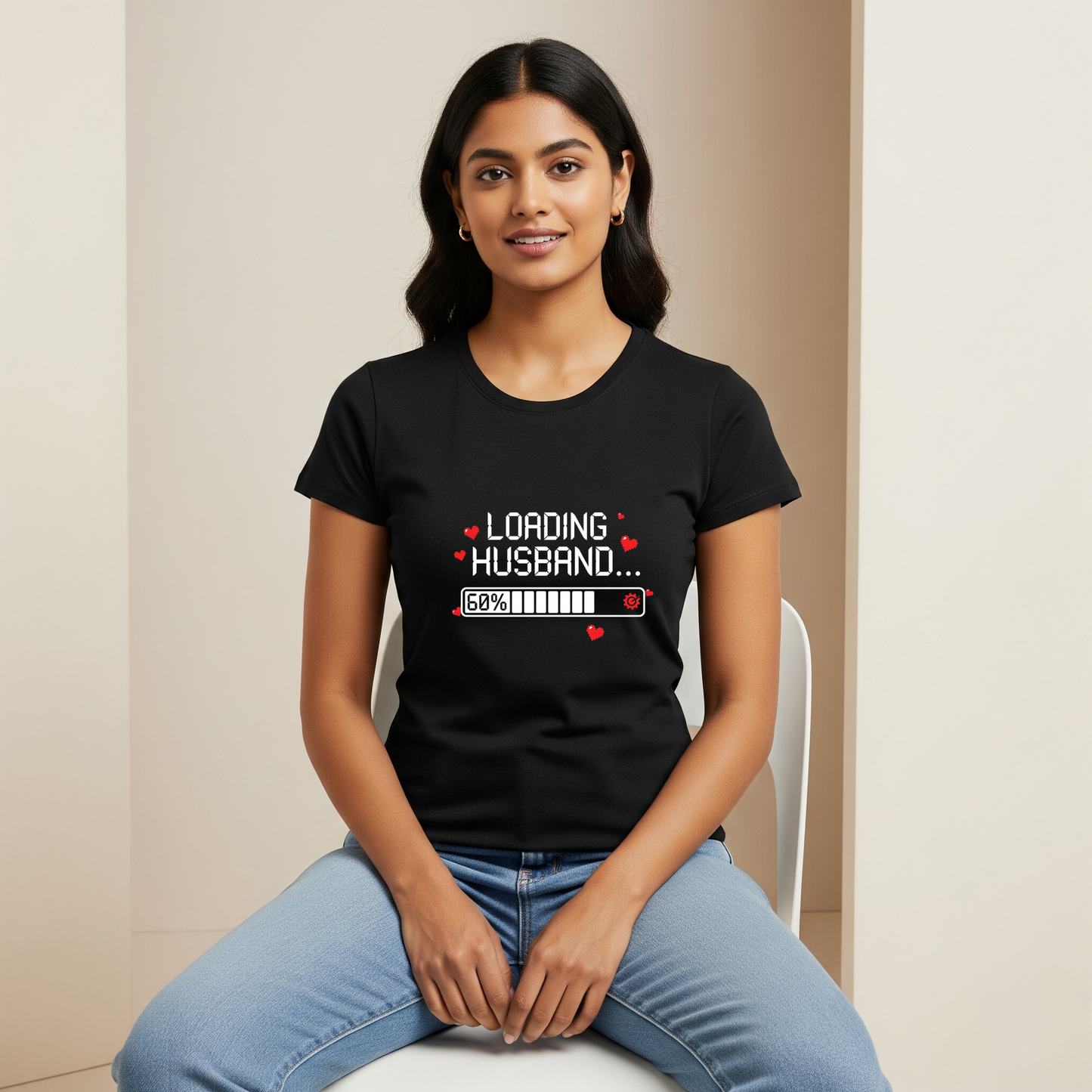 Loading Husband & Downloading Wife T-shirts