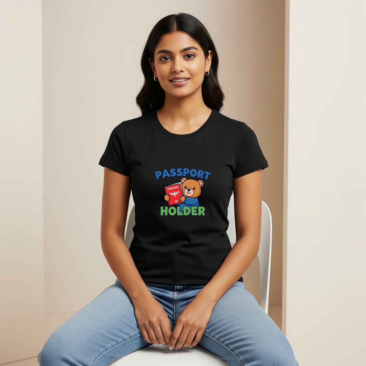 Map Reader & Passport Holder T-shirts — Matching Travel Tees for Wanderlust Couples